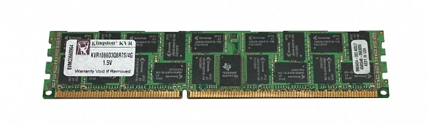 Оперативная память Kingston 4GB 1066MHz DDR3 ECC Reg CL7 DIMM QR x8 w/TS